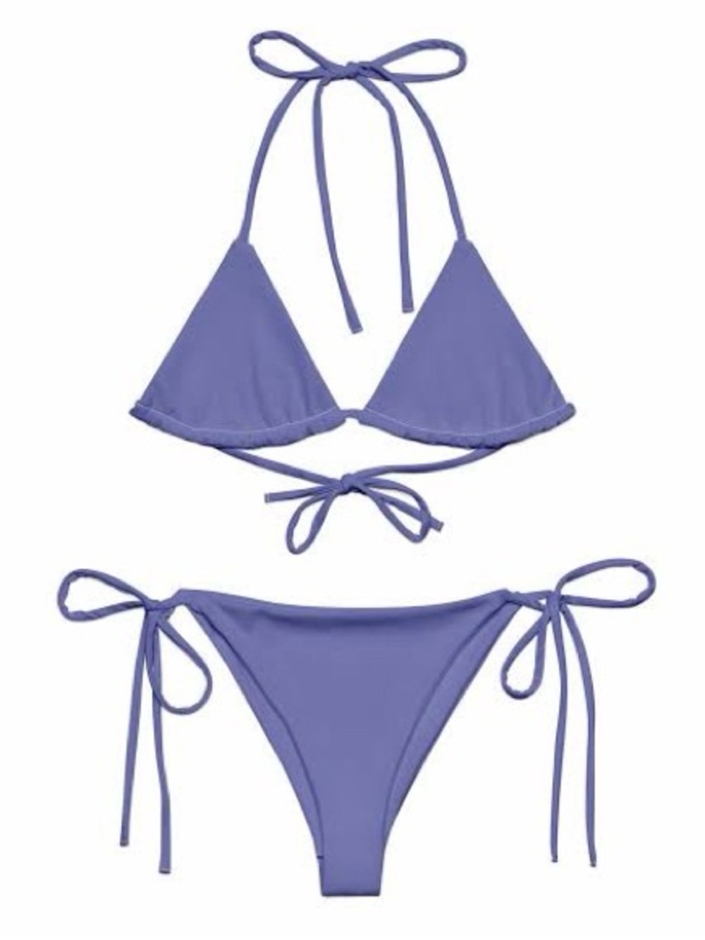 J. Crew Cobalt Blue Triangle Bikini Top